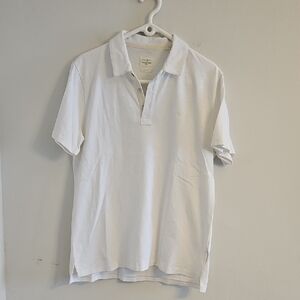 rag & bone White Polo Shirt